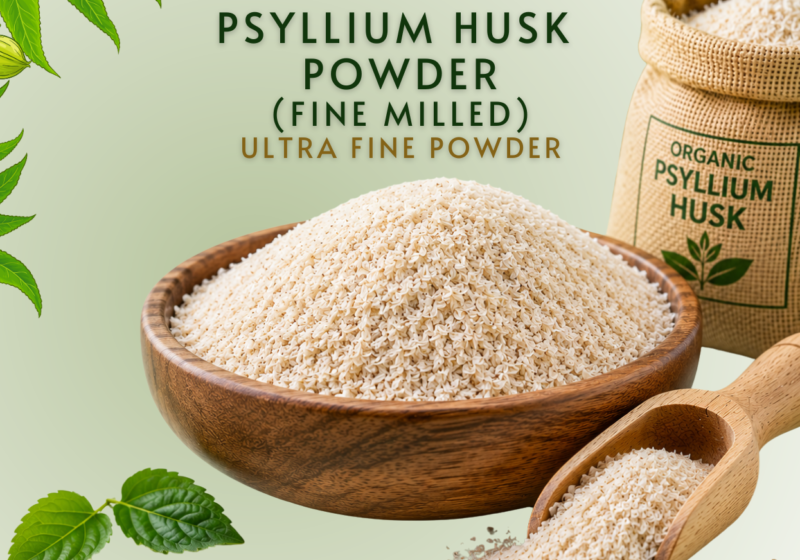 Psyllium Husk Powder (Fine Milled)